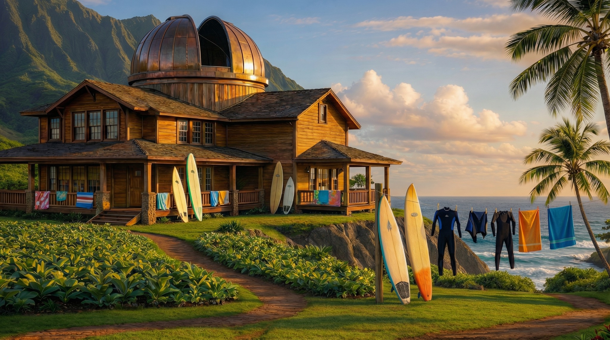 Tom Calder's Hawaii observatory — surf culture meets astrophysics on the North Shore